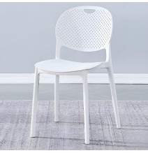 Conjunto Mesa y Sillas Comedor/Cocina: Mesa madera y Patas Metálicas Blancas (76x100x70 Cm) + 5 Sillas (80x40x55 Cm )