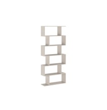 Meyvaser - Estantería Alta Salón, Libreria, Color Beige, Medidas: 191 cm (Alto) x 80 cm (Ancho) x 24,6 cm (Fondo