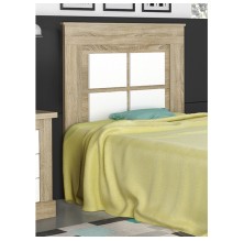 Cabecero Nórdico de 110 (Anc) x 120 (Al) x 3,8 (Fon) Cm Colores Cambria y Blanco (para Cama de 135-140