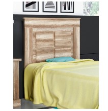 Cabecero Nórdico de 110 (Ancho) x 120 (Alto) x 3,8 (Fondo) Cm | Práctico y Elegante Color Cañón (para Cama de 135-140 o 160)