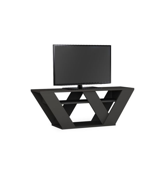 Mueble de TV Moderno con Estantes en Color Antracita 110x30x40 cm - Soporte de TV Elegante para Salón